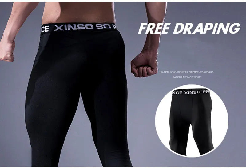 Pantalones de compresión de licra para hombre, para ciclismo, running, baloncesto, fútbol, elásticos, mallas de fitness, leggings, pantalones de gimnasio.
