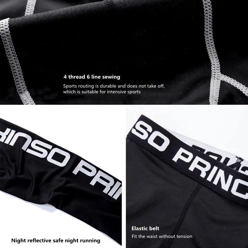 Pantalones de compresión de licra para hombre, para ciclismo, running, baloncesto, fútbol, elásticos, mallas de fitness, leggings, pantalones de gimnasio.