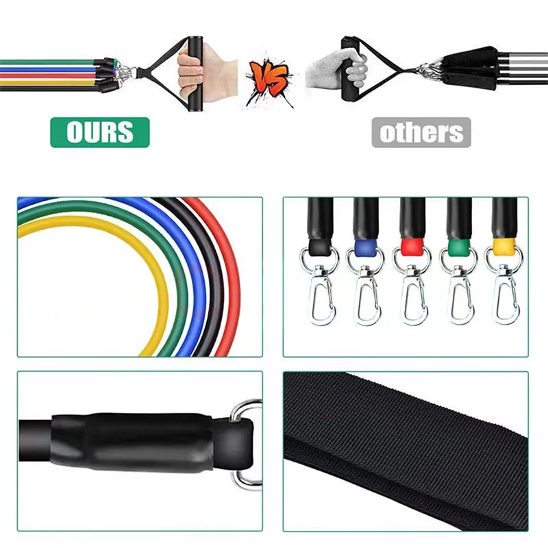 Banda elástica deportiva para equipos de fitness, bandas de resistencia, banda elástica para dominadas, gimnasio, ejercicio, entrenamiento, portátil, deportes corporales