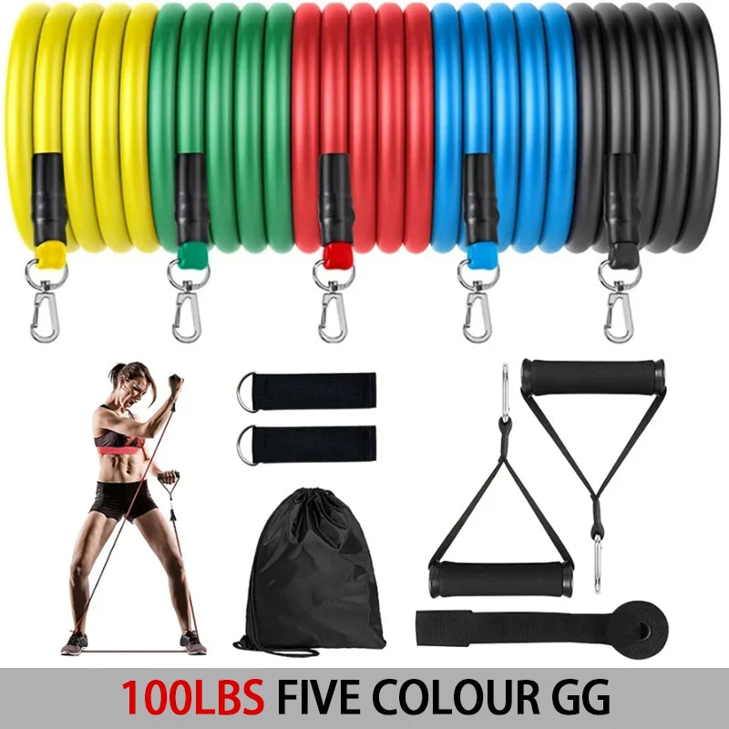 Banda elástica deportiva para equipos de fitness, bandas de resistencia, banda elástica para dominadas, gimnasio, ejercicio, entrenamiento, portátil, deportes corporales