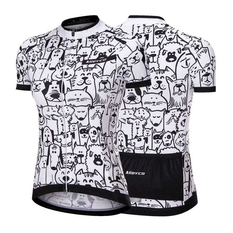 Ropa De Ciclismo, distintos diseños, Blusas Camiseta De MTB Ropa De Mujer Jersey De Moda Ropa De Ciclismo Femenino Bicicleta De Carretera Dibujos Animados De Verano Sudadera