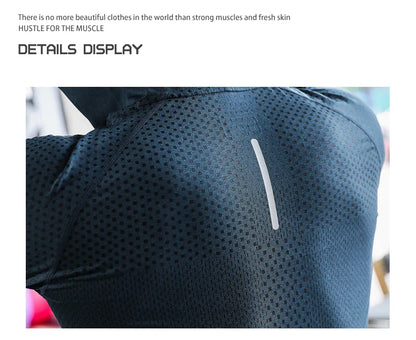Chándal deportivo para hombre, sudadera con capucha para correr, gimnasio, jogging, camisetas de entrenamiento al aire libre, ropa, sudadera de entrenamiento muscular