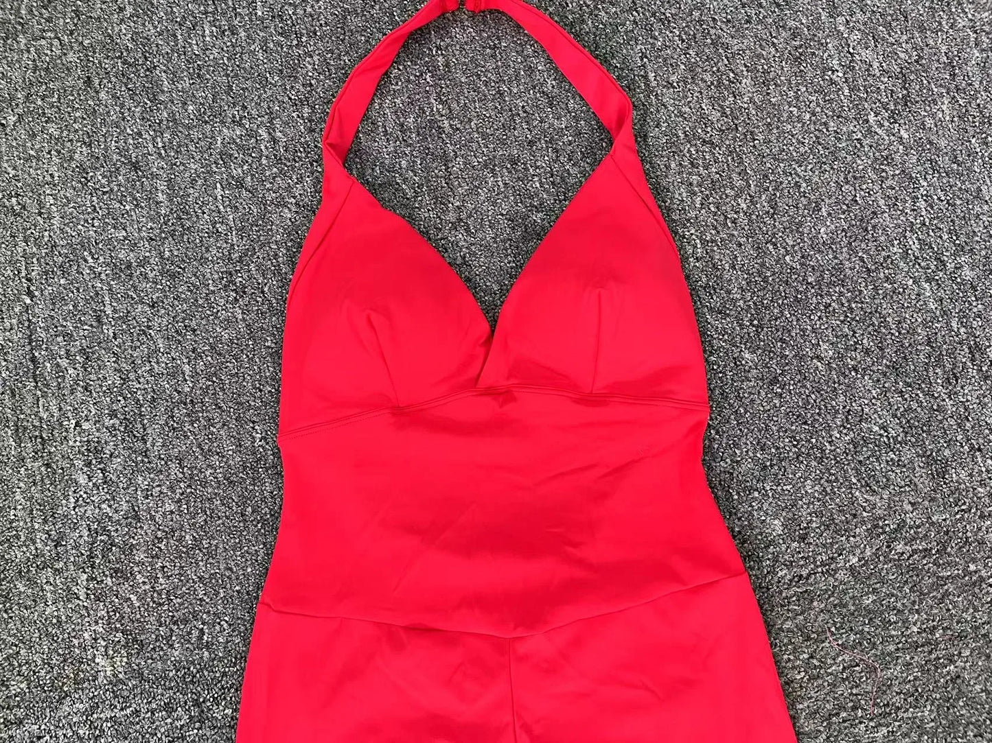 Mono deportivo sin espalda para mujer, de nailon, para yoga, entrenamiento, fitness, conjuntos de gimnasio