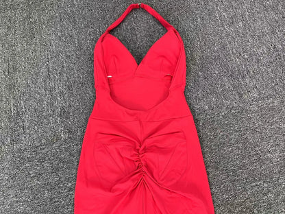 Mono deportivo sin espalda para mujer, de nailon, para yoga, entrenamiento, fitness, conjuntos de gimnasio